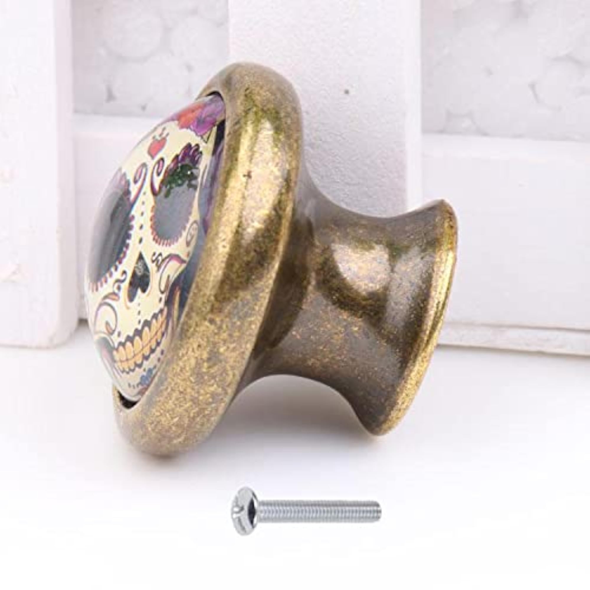 Antique Brass Cabinet Drawer Round Pulls, 21 Styles